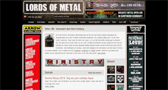Desktop Screenshot of lordsofmetal.nl